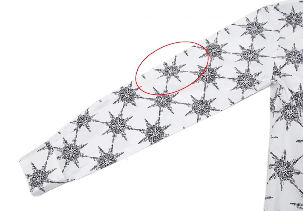 ヴィヴィアンウエストウッド レッドレーベルVivienne Westwood Red Label コットンダガープリントシャツ 白2 K-87243_007