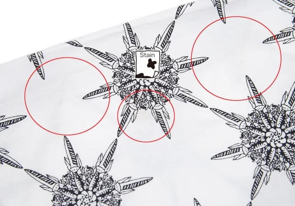 ヴィヴィアンウエストウッド レッドレーベルVivienne Westwood Red Label コットンダガープリントシャツ 白2 K-87243_008