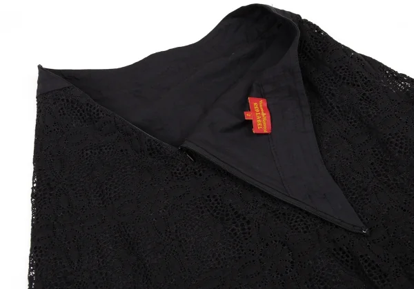 ヴィヴィアンウエストウッド レッドレーベルVivienne Westwood Red Label フラワーレーススカート 黒2 K-87251_013
