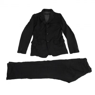 コムデギャルソン オムCOMME des GARCONS HOMME 製品染めエステルセットアップスーツ