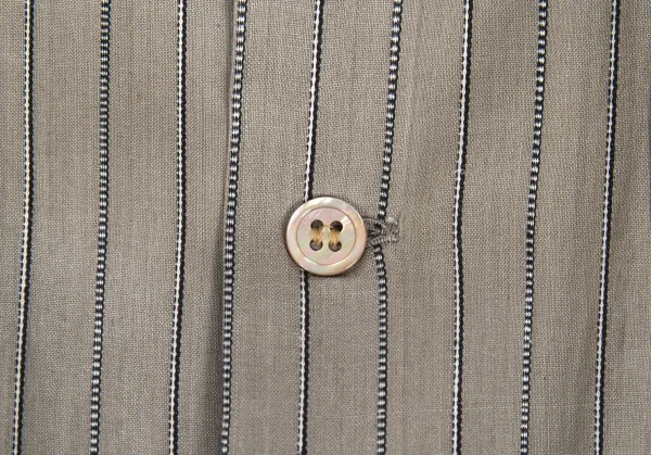 ワイズフォーメンY's for men インディゴ染めシルクコットンストライプシャツ カーキグレー3 K-87295_007