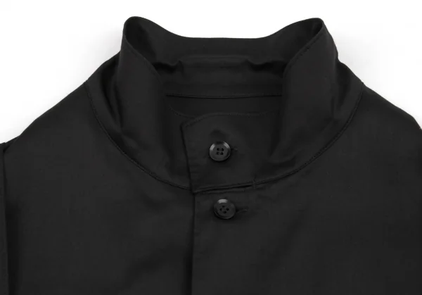 ヨウジヤマモト プールオムYohji Yamamoto POUR HOMME 変形ナンバリングパッチサスペンダーシャツ 黒2 K-87358_004