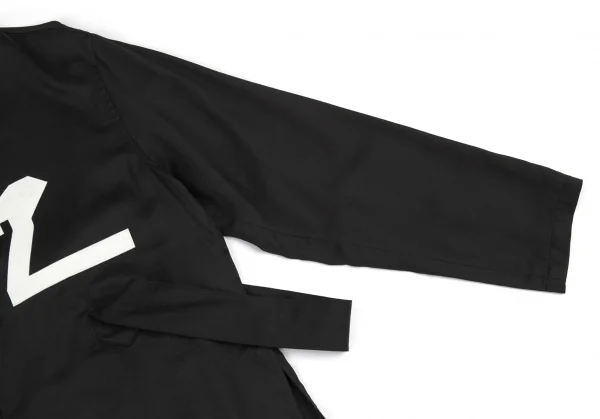 ヨウジヤマモト プールオムYohji Yamamoto POUR HOMME 変形ナンバリングパッチサスペンダーシャツ 黒2 K-87358_007