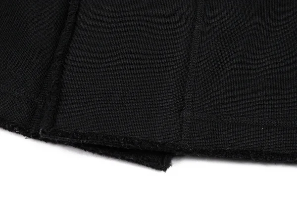 ジュンヤワタナベマン コムデギャルソンJUNYA WATANABE MAN COMME des GARCONS裏ボアニットピーコート 黒M K-87369_011