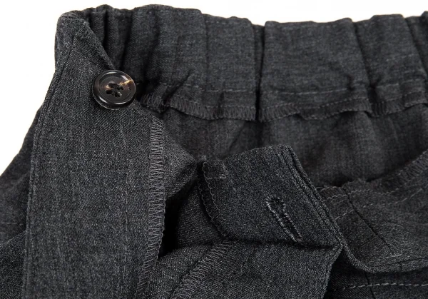 タオ コムデギャルソン tao COMME des GARCONS ラップサルエルショートパンツ グレーSS K-87456_011