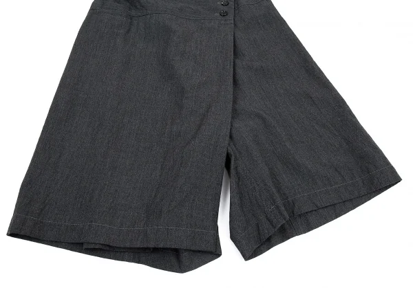 タオ コムデギャルソン tao COMME des GARCONS ラップサルエルショートパンツ グレーSS K-87456_005