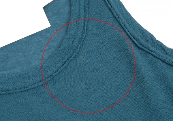 ワイズY's コットンリネン裁ち切りタンクトップ ダークブルー2 K-87467_004