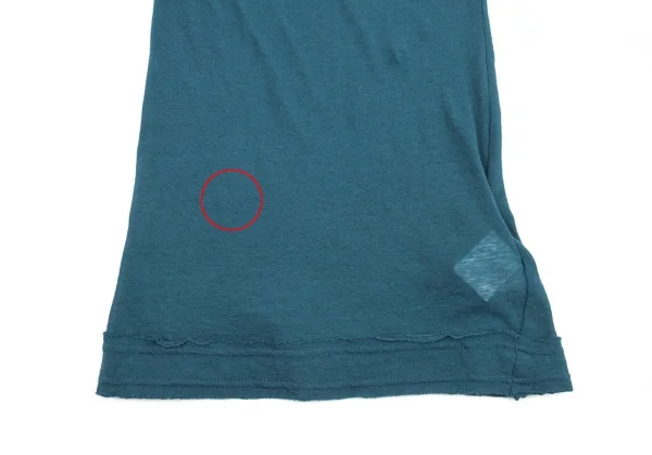 ワイズY's コットンリネン裁ち切りタンクトップ ダークブルー2 K-87467_006