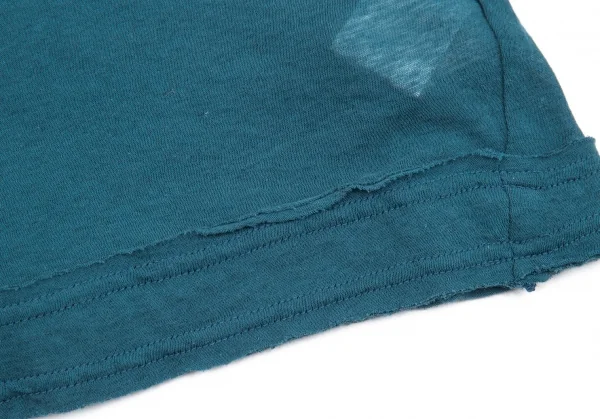 ワイズY's コットンリネン裁ち切りタンクトップ ダークブルー2 K-87467_008