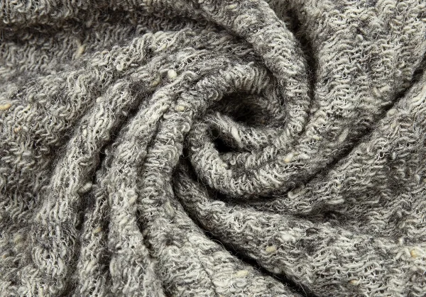 ワイズY's デザイン編みニットジャケット グレー1 K-87474_013