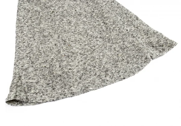 ワイズY's デザイン編みニットスカート グレー1 K-87475_006