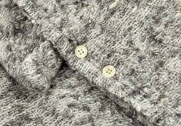 ワイズY's デザイン編みニットセットアップ グレー1 K-87476_005