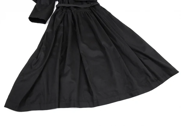 コムデギャルソンCOMME des GARCONSコットン変形袖デザインワンピース 黒M K-87489_013