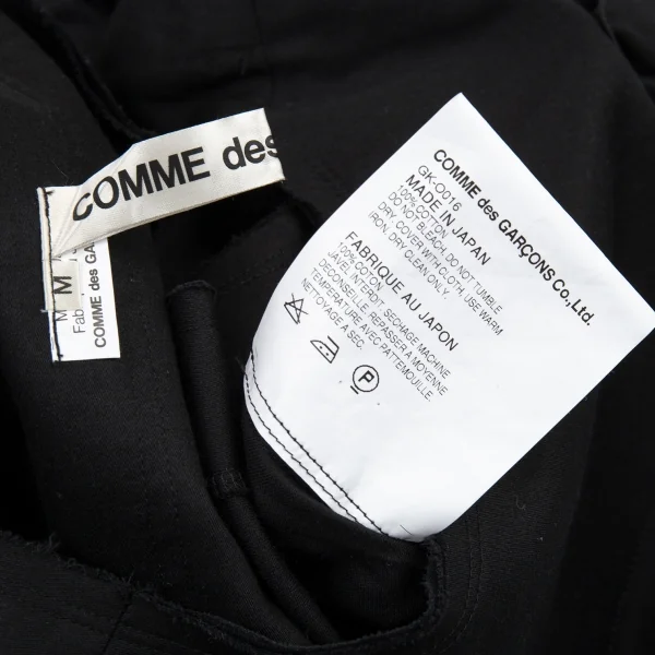 コムデギャルソンCOMME des GARCONSコットン変形袖デザインワンピース 黒M K-87489_019