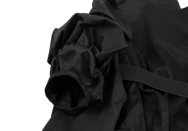コムデギャルソンCOMME des GARCONSコットン変形袖デザインワンピース 黒M K-87489_008