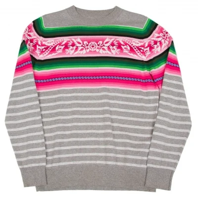 サカイsacai マルチボーダーコットンニット