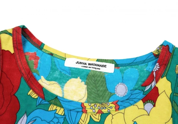 ジュンヤワタナベ コムデギャルソンJUNYA WATANABE COMME des GARCONS フラワープリントタンクトップ マルチM位 K-87535_004