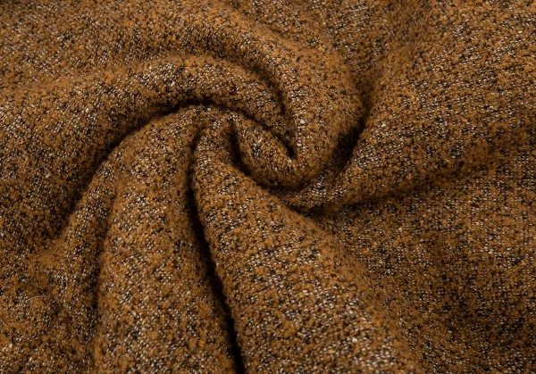 ジュンヤワタナベ コムデギャルソンJUNYA WATANABE COMME des GARCONS フリンジツイード中綿ジャケット 茶S K-87650_013