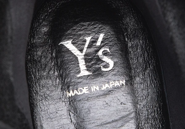 ワイズY's ベルテッドレザーブーツ 黒6(25.5位) K-87672_016