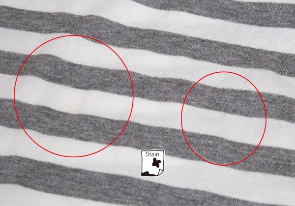 コムデギャルソンCOMME des GARCONS ボーダーカットソー地ストール 白グレー K-87748_003