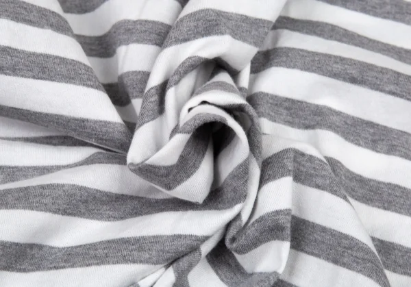 コムデギャルソンCOMME des GARCONS ボーダーカットソー地ストール 白グレー K-87748_006