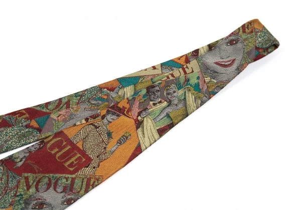 ジャンニヴェルサーチGIANNI VERSACE シルクヴォーグカバーデザインネクタイ マルチ K-87751_003