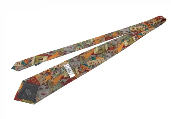 ジャンニヴェルサーチGIANNI VERSACE シルクヴォーグカバーデザインネクタイ マルチ K-87751_005