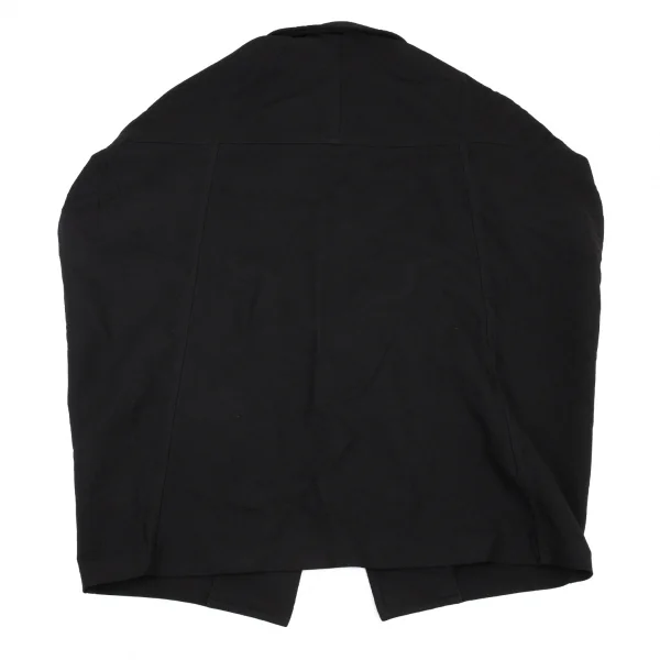 コムデギャルソンCOMME des GARCONS 製品染めロールアップドルマンコート 黒XS K-87763_011