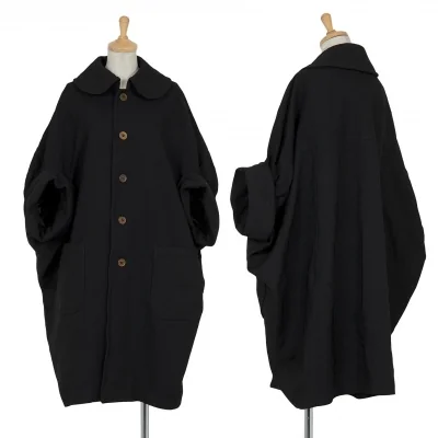 コムデギャルソンCOMME des GARCONS 製品染めロールアップドルマンコート