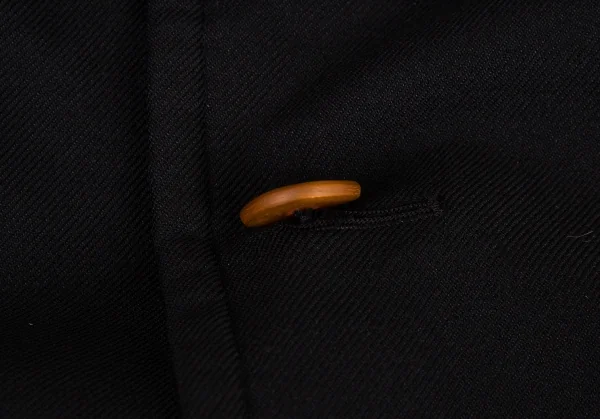 コムデギャルソンCOMME des GARCONS 製品染めロールアップドルマンコート 黒XS K-87763_005