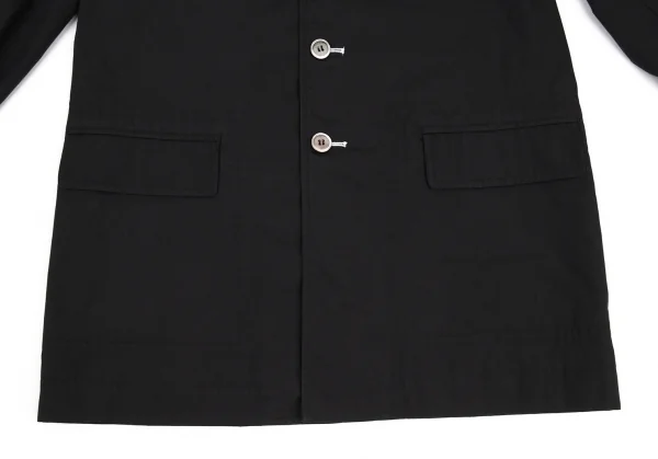 トリココムデギャルソンtricot COMME des GARCONS ポリコットンボタンホール配色ジャケット 黒M位 K-87770_011