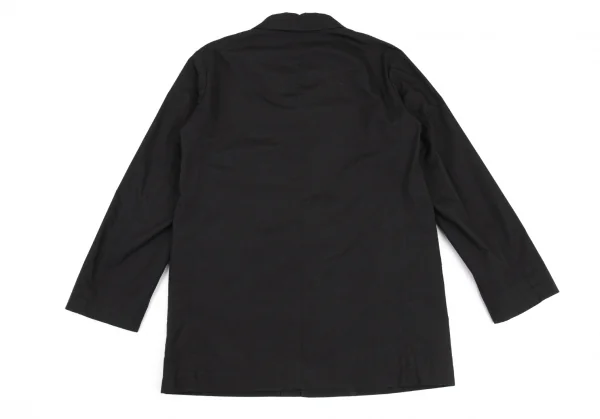 トリココムデギャルソンtricot COMME des GARCONS ポリコットンボタンホール配色ジャケット 黒M位 K-87770_014