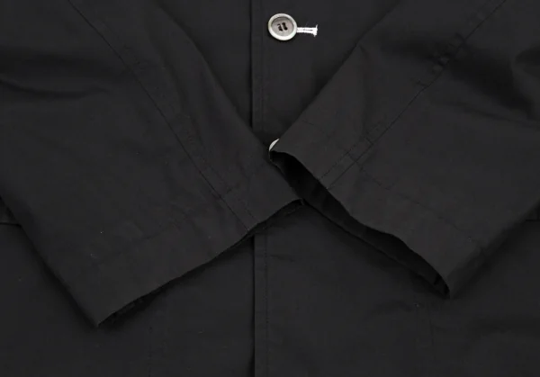 トリココムデギャルソンtricot COMME des GARCONS ポリコットンボタンホール配色ジャケット 黒M位 K-87770_009