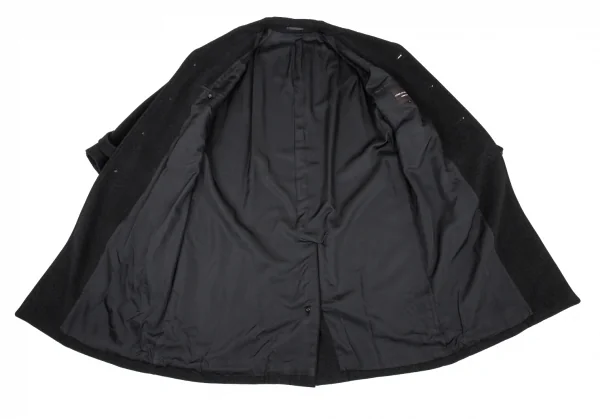 コムデギャルソン オムプリュスCOMME des GARCONS HOMME PLUS メルトンウールステンカラーコート グレーM K-87773_014