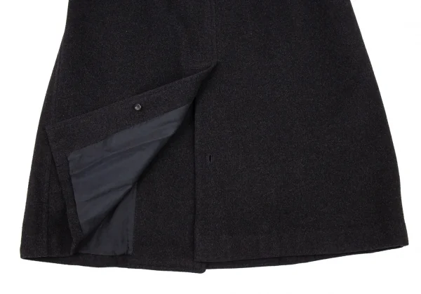 コムデギャルソン オムプリュスCOMME des GARCONS HOMME PLUS メルトンウールステンカラーコート グレーM K-87773_017