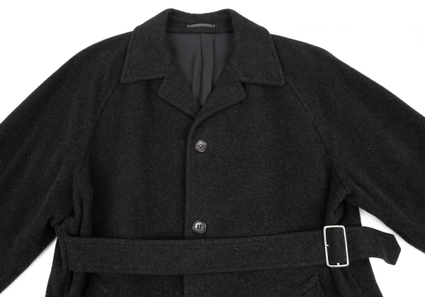 コムデギャルソン オムプリュスCOMME des GARCONS HOMME PLUS メルトンウールステンカラーコート グレーM K-87773_002
