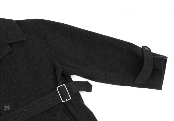 コムデギャルソン オムプリュスCOMME des GARCONS HOMME PLUS メルトンウールステンカラーコート グレーM K-87773_006