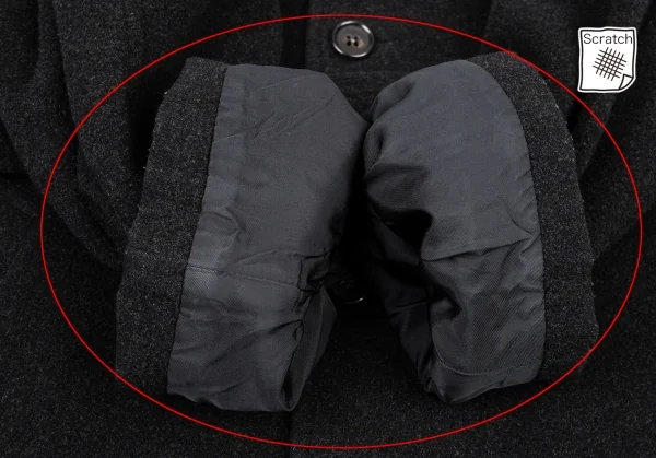 コムデギャルソン オムプリュスCOMME des GARCONS HOMME PLUS メルトンウールステンカラーコート グレーM K-87773_009