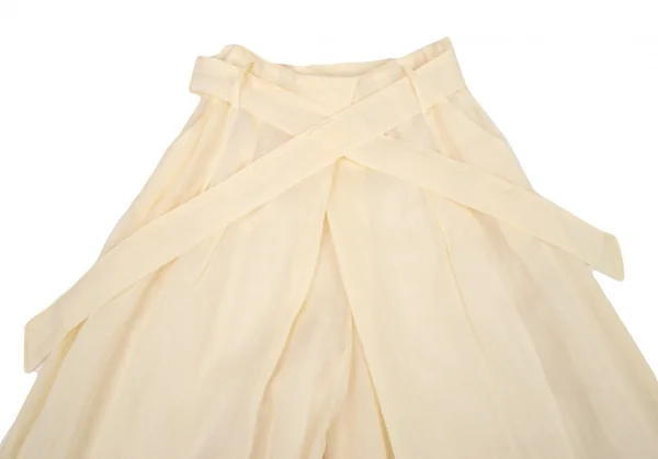 シビラSybilla リネンタックワイドパンツ クリームM K-87841_002