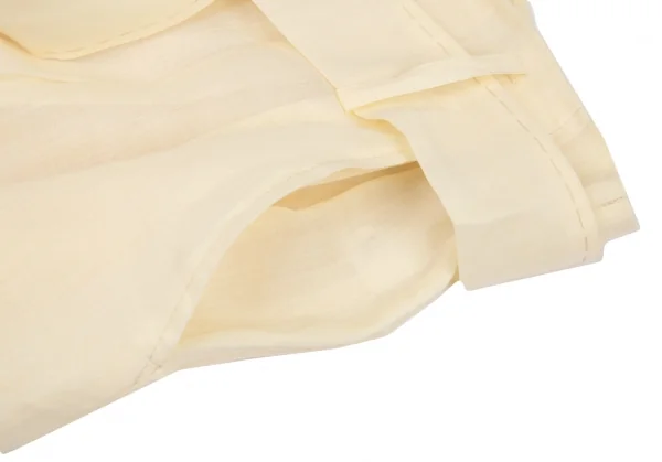 シビラSybilla リネンタックワイドパンツ クリームM K-87841_004