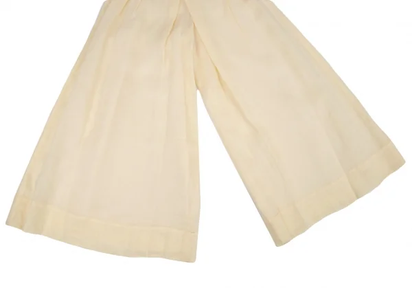 シビラSybilla リネンタックワイドパンツ クリームM K-87841_005