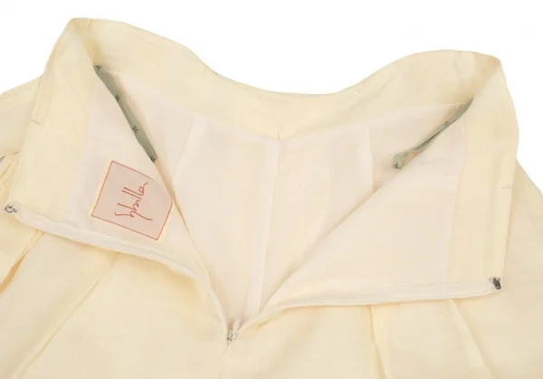 シビラSybilla リネンタックワイドパンツ クリームM K-87841_009