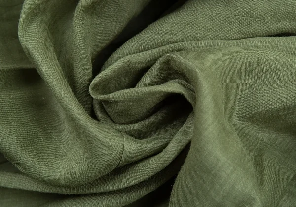 シビラSybilla リネンタックワイドパンツ 緑S K-87842_010