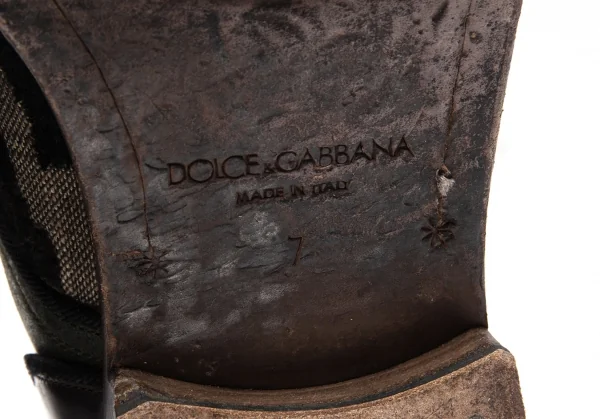 DOLCE & GABBANA Pile Woven Boots K-87864_015