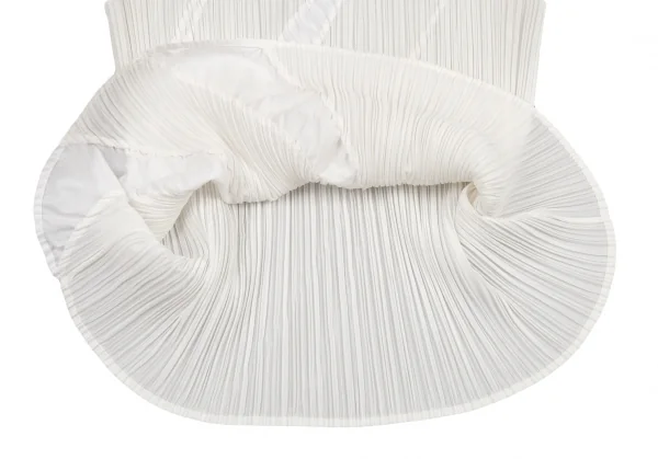 プリーツプリーズPLEATS PLEASE バイアス切替プリーツタンクトップ 白3 K-87899_009