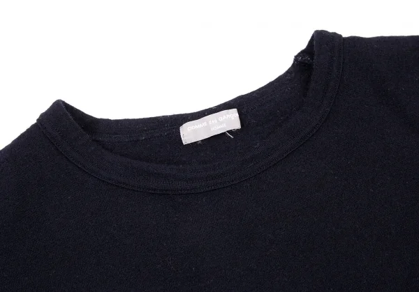 コムデギャルソンオムCOMME des GARCONS HOMME ウールカットソー 紺M位 K-88080_005