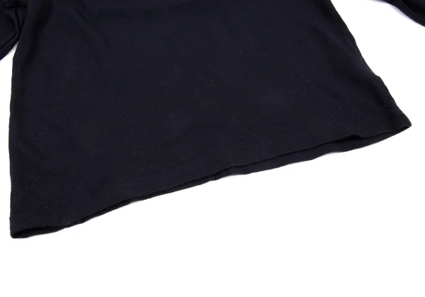 コムデギャルソンオムCOMME des GARCONS HOMME ウールカットソー 紺M位 K-88080_008