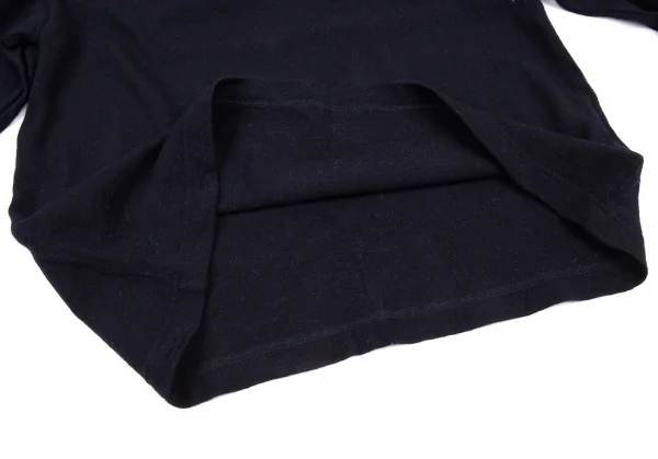 コムデギャルソンオムCOMME des GARCONS HOMME ウールカットソー 紺M位 K-88080_009