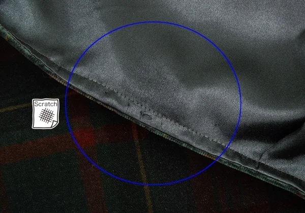 ラ ペリオード ヨシエ イナバLa Periode yoshie inabaベロアタータンチェックスカート 深緑他M位 K-88252_007