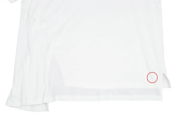 グラウンド ワイGround Y ヘムツイステッドビッグシルエットTシャツ 白3 K-88277_011